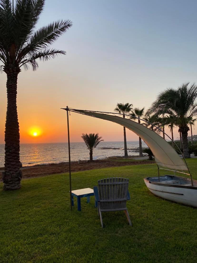 Paphos Kymmates Beach Front Villas מראה חיצוני תמונה