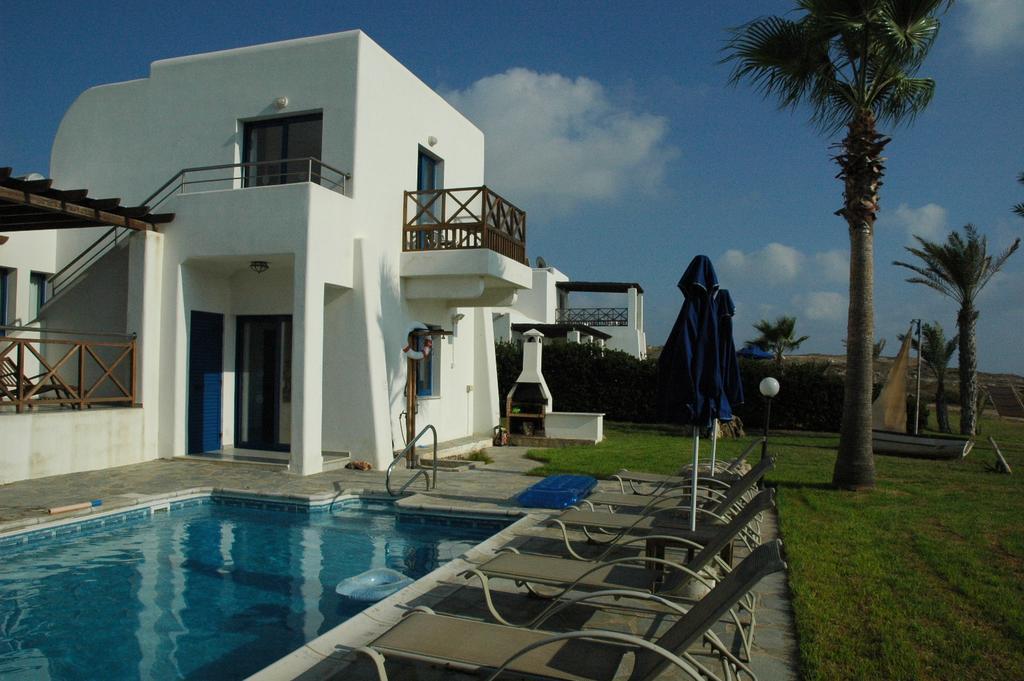 Paphos Kymmates Beach Front Villas מראה חיצוני תמונה